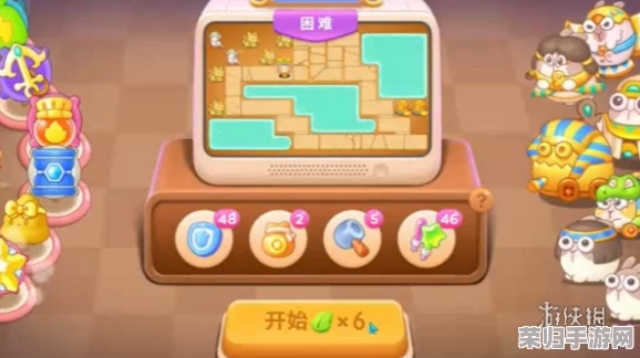 《保卫萝卜4》法老遗迹挑战：第46关智慧布局与强力炮塔搭配策略，助你顺利迎接法老王归来