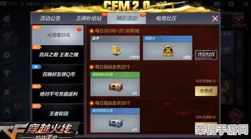 CF平台独家福利码盛宴，限时活动入口大放送！