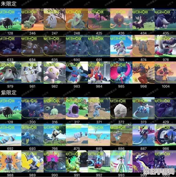 独家探秘：宝可梦朱紫版专属稀有精灵全揭秘，解锁限定伙伴的独特魅力！