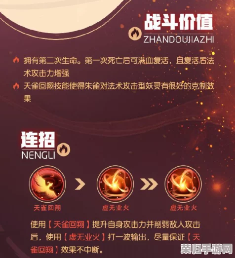 深度探索：朱雀BOSS属性全解，揭秘其致命弱点——何系妖灵能克制烈焰凤凰？